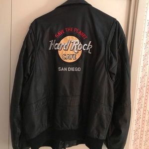 Hard Rock Cafe leather jacket